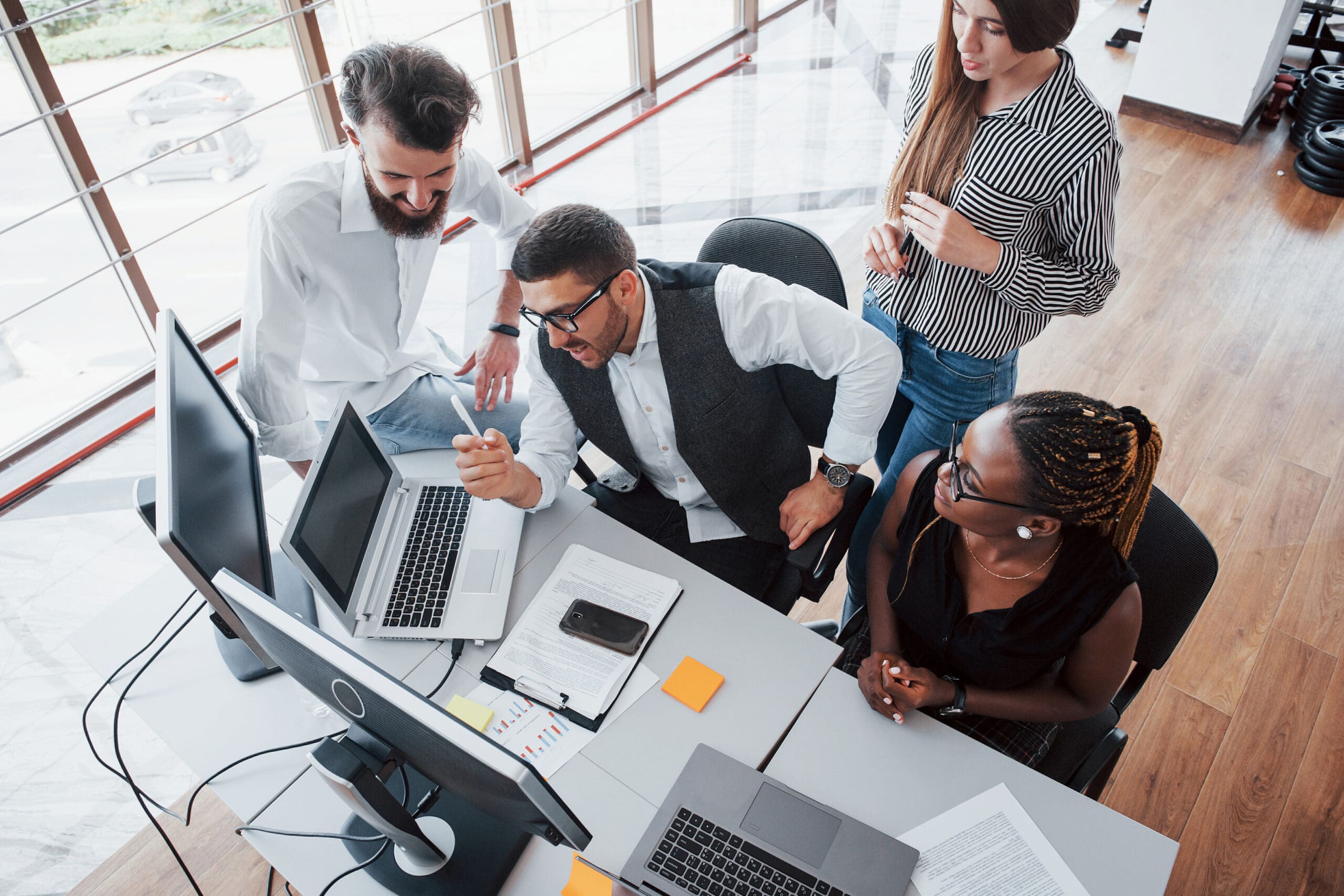 group people working in the office.